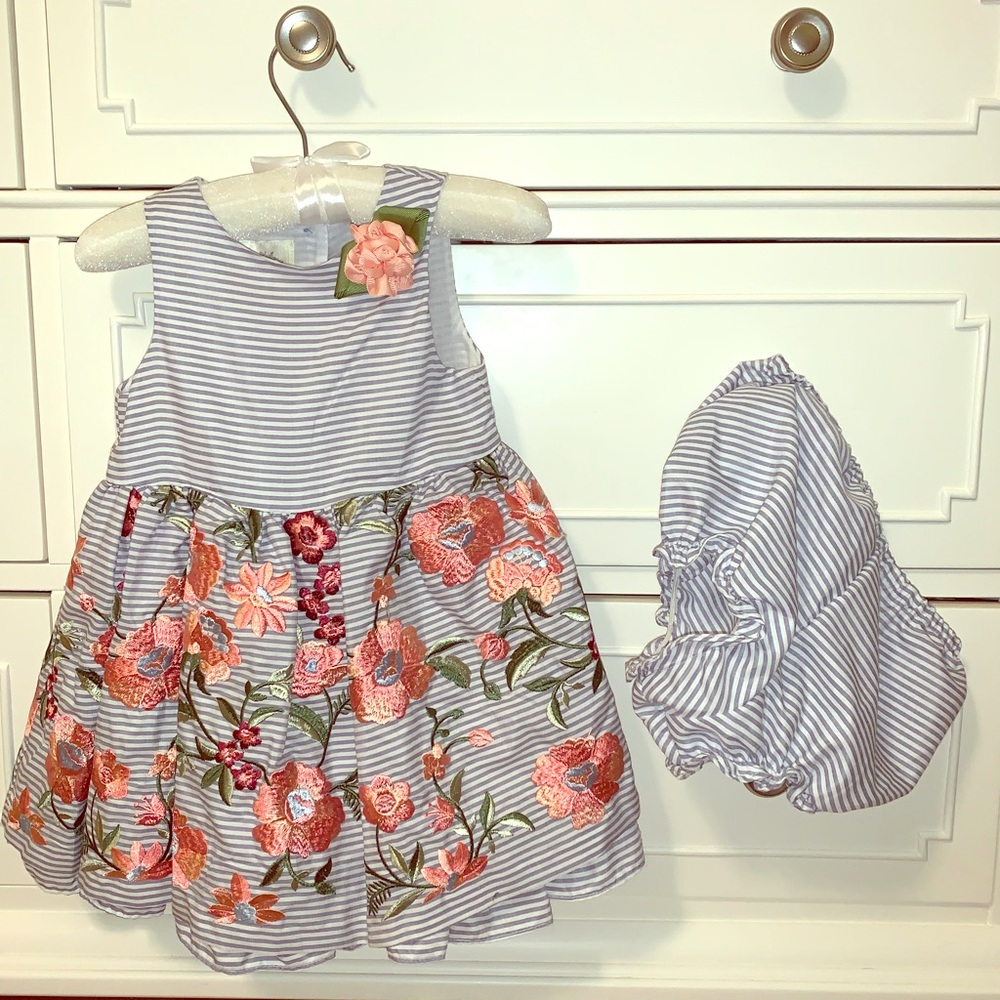 Beautiful Special Occasion Dress with Embroidery